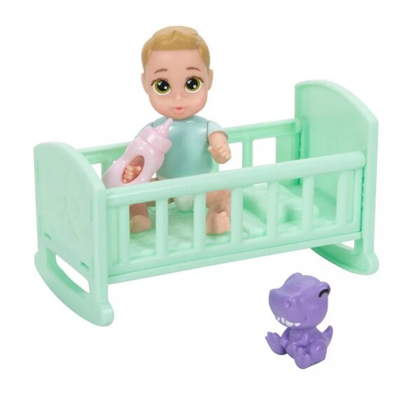 New In Box - 2 Pack - Perfectly Cute My Lil' Surprise 4" Baby Doll with Crib - Picture 7 of 12